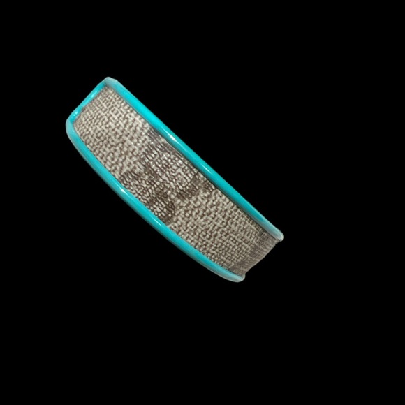 Gucci Embellished Turquoise Monogram Bangle - Picture 6 of 7